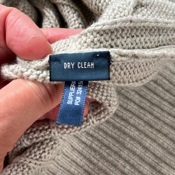 Ralph Lauren Polo Men's 100% Tussah Silk Cable Knit Pullover Sweater Size L - Picture 6 of 6